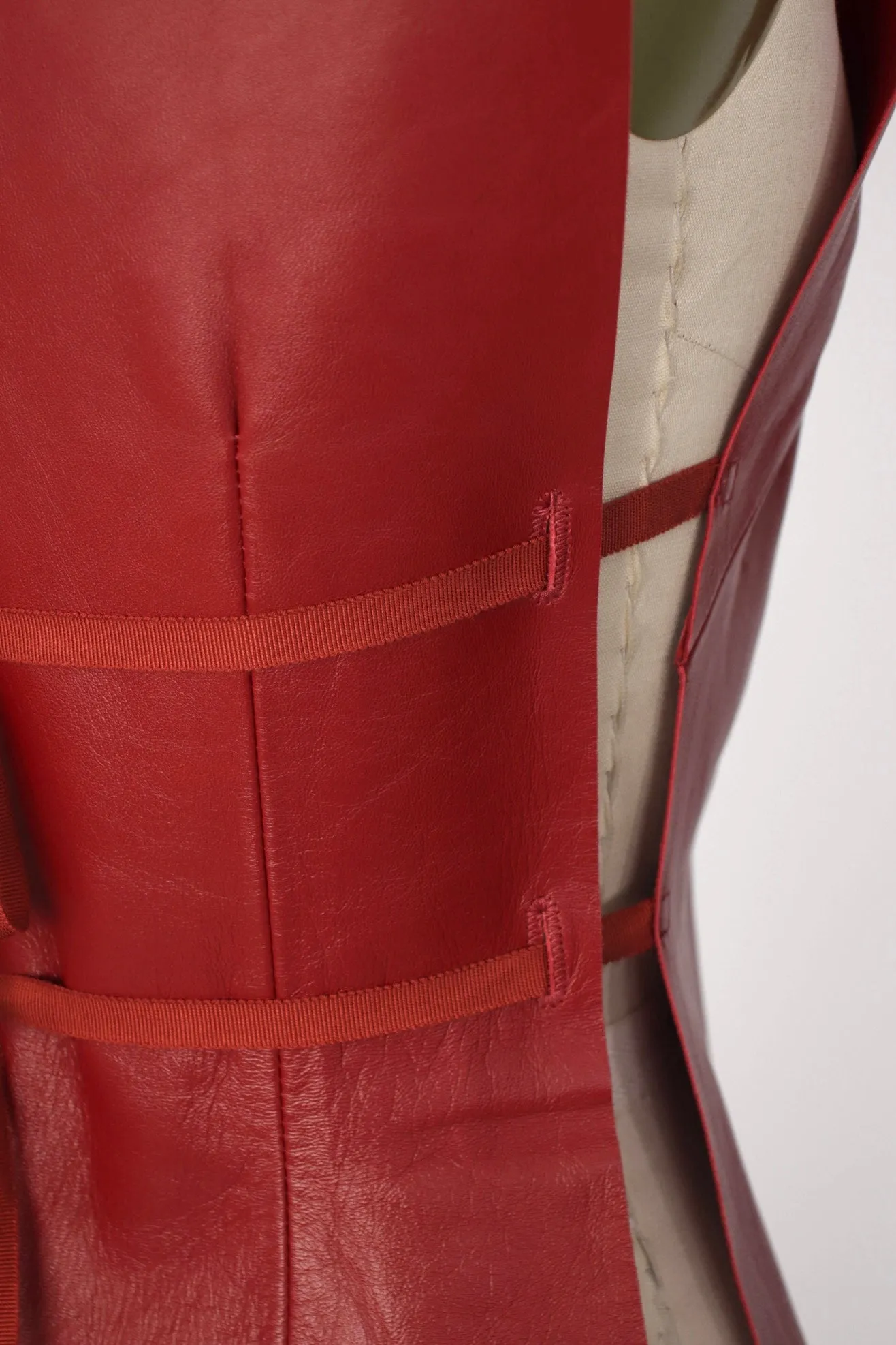 2023 Dries Van Noten Larma Leather Top