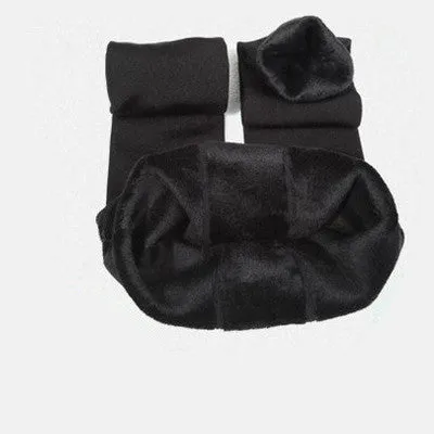 8 Colors S-XL Winter Plus Cashmere Leggings Woman Casual Warm Plus Size Faux Velvet Knitted Thick Slim Super Elastic Leggings