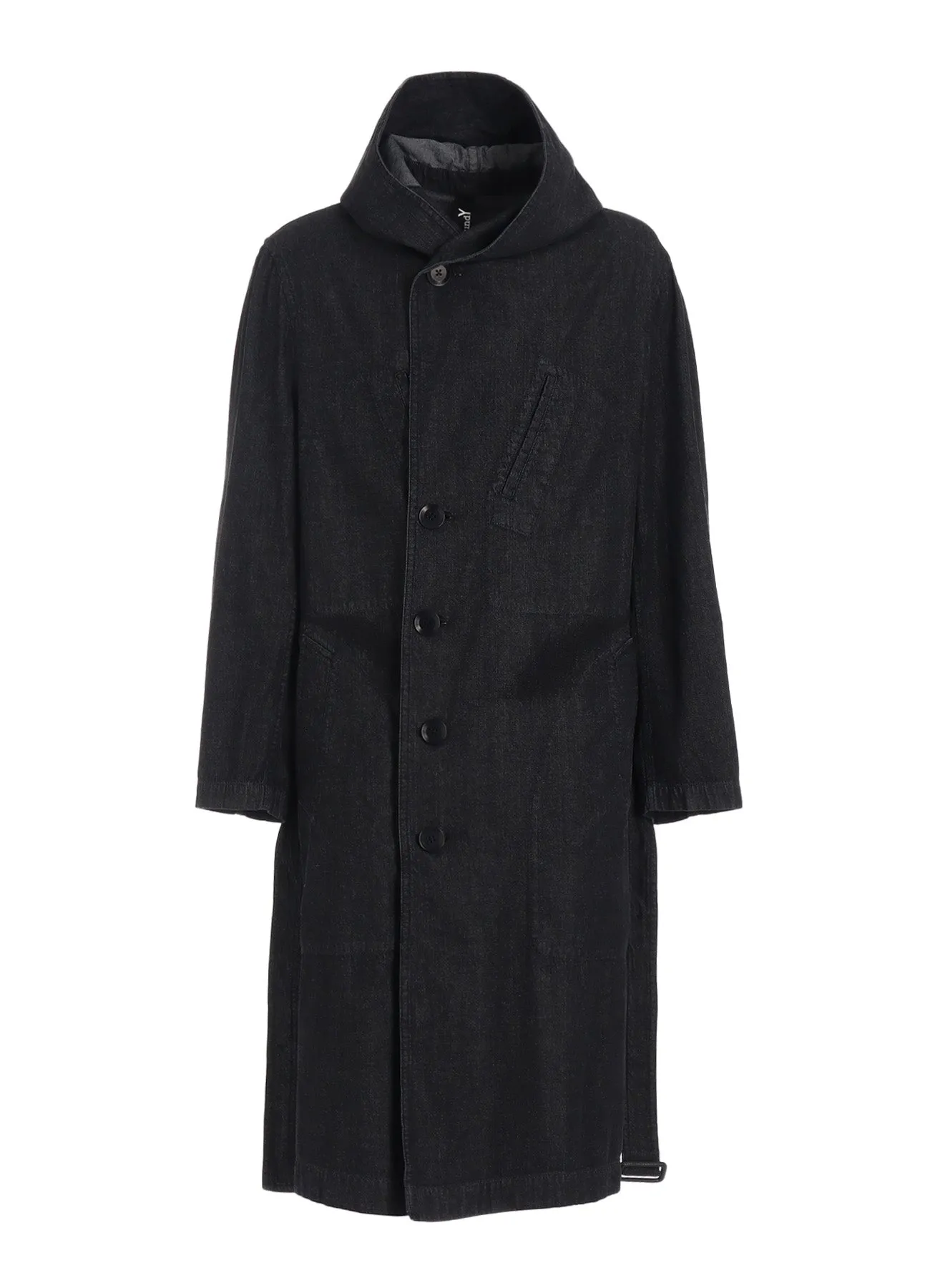 8OZ DENIM   DUNGAREE HOODED COATS WITH POCKETS