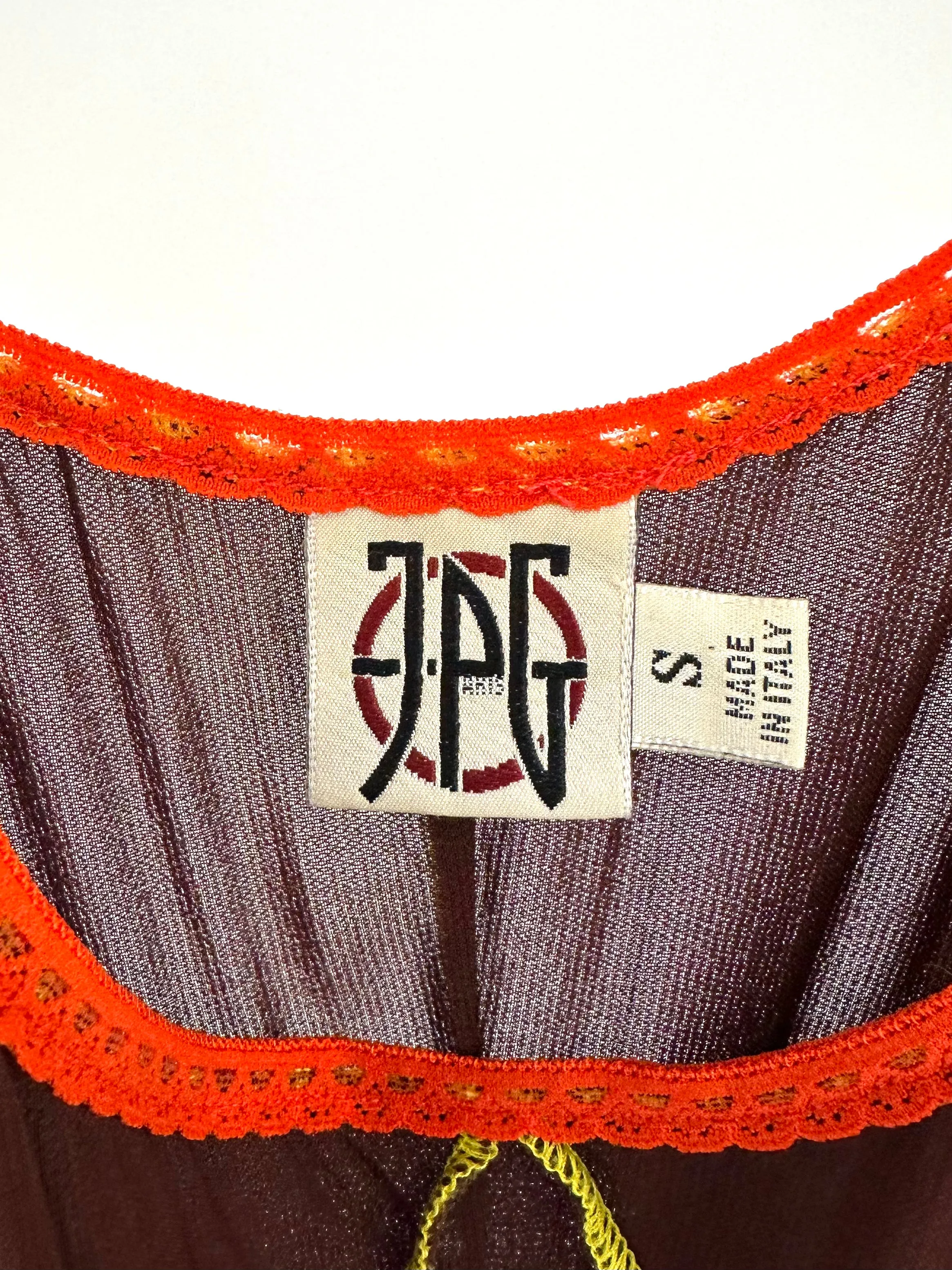 90s Jean Paul Gaultier "Pin Up" Slip Dress