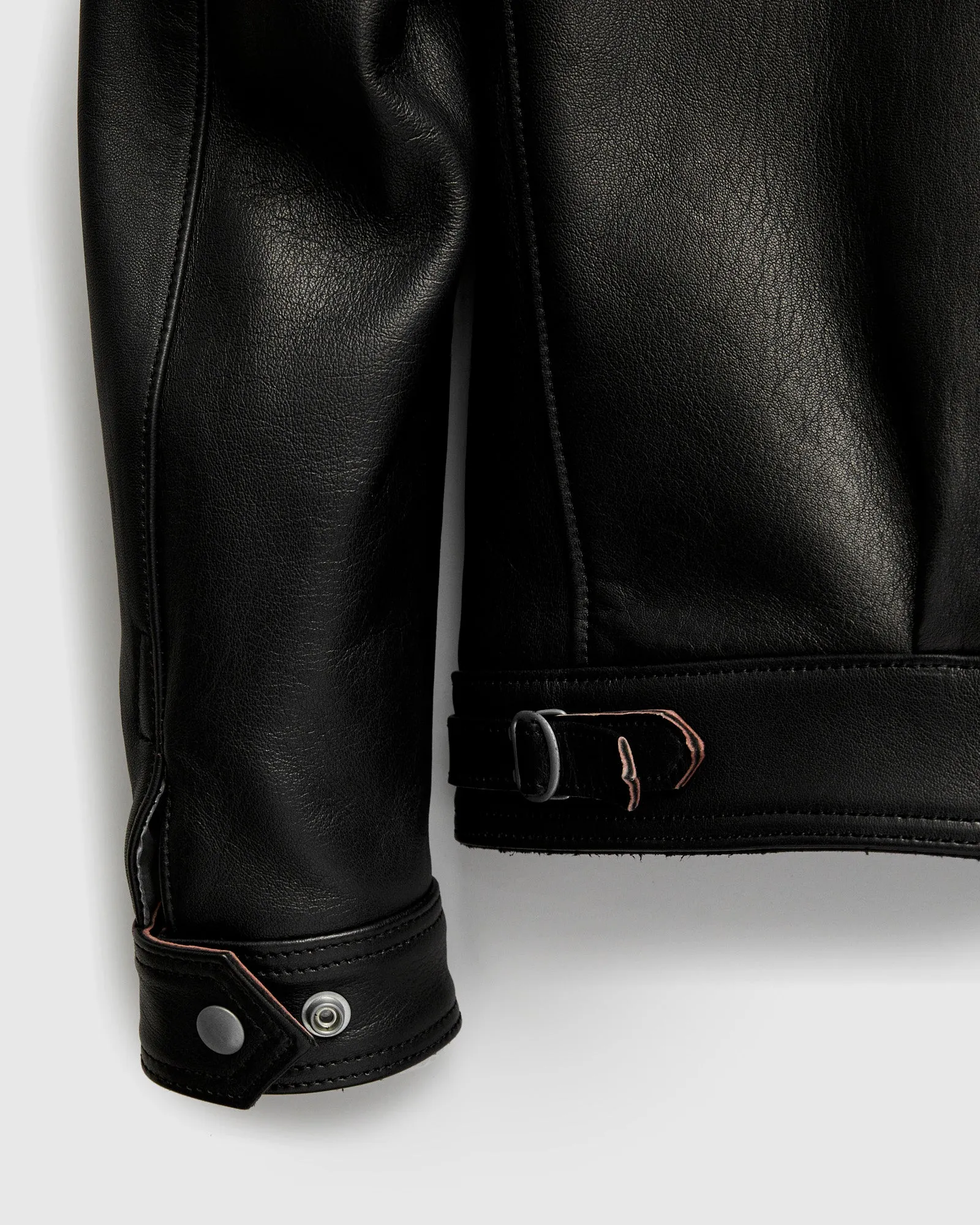 AD-00 Sheepskin Husky Jacket in Black Teacore