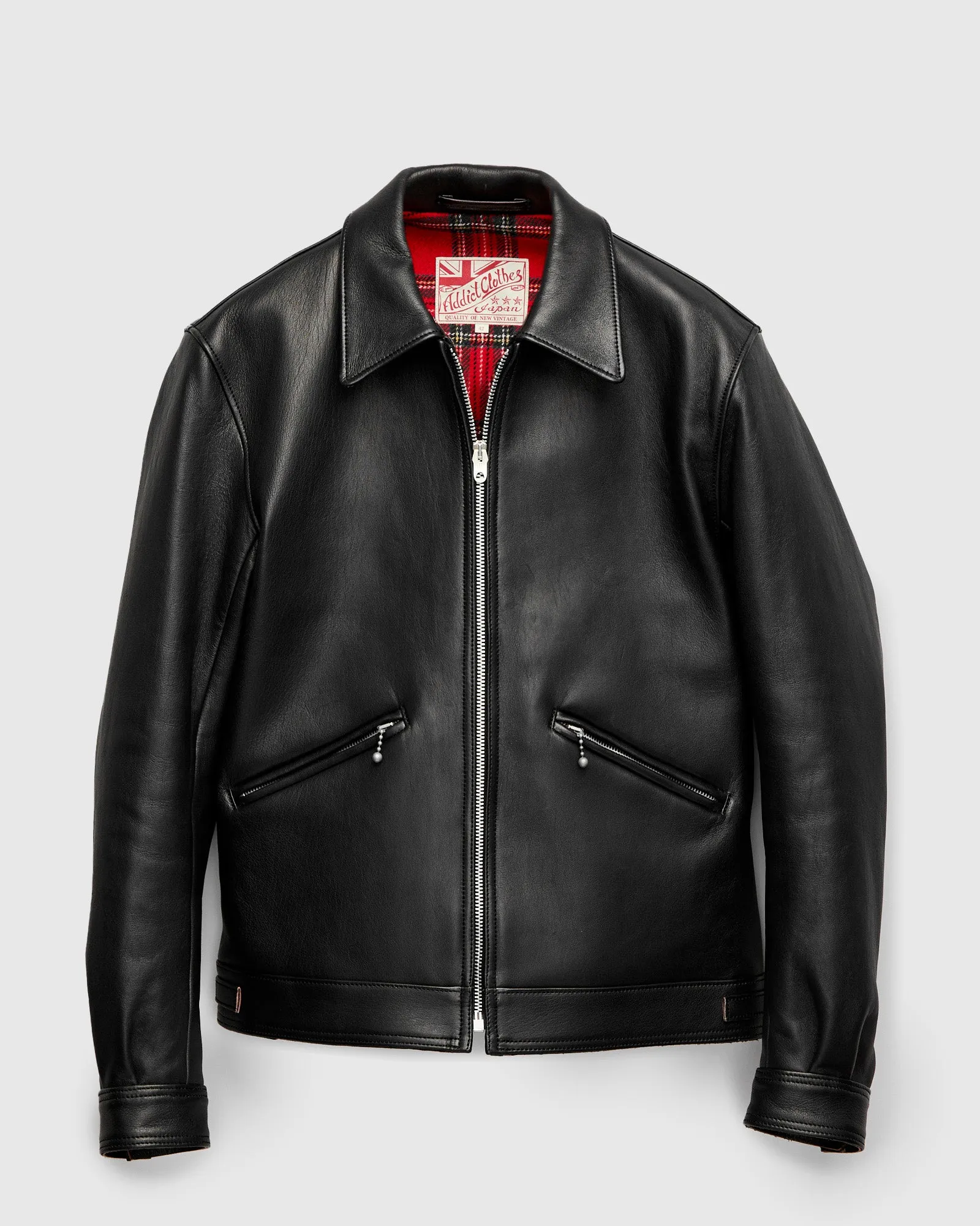 AD-00 Sheepskin Husky Jacket in Black Teacore