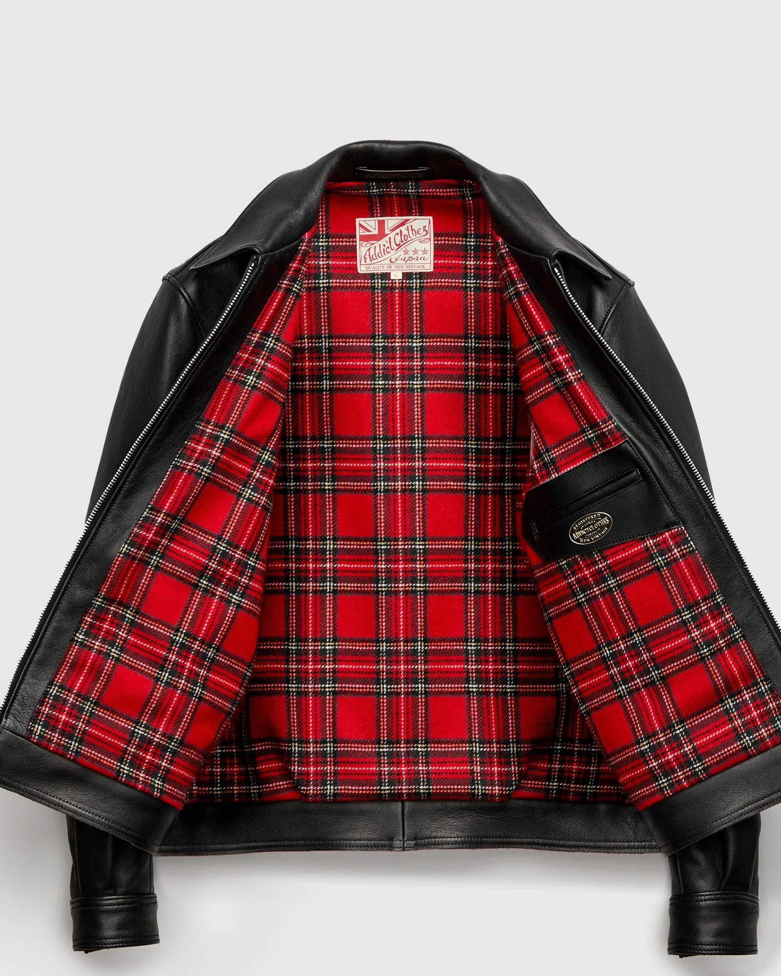 AD-00 Sheepskin Husky Jacket in Black Teacore