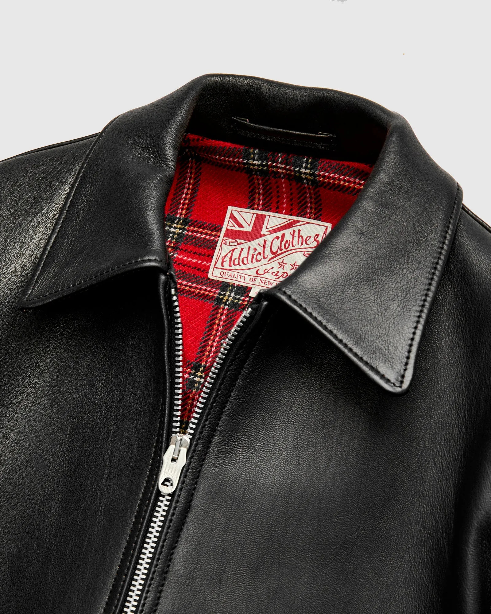 AD-00 Sheepskin Husky Jacket in Black Teacore