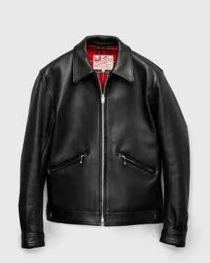 AD-00 Sheepskin Husky Jacket in Black Teacore