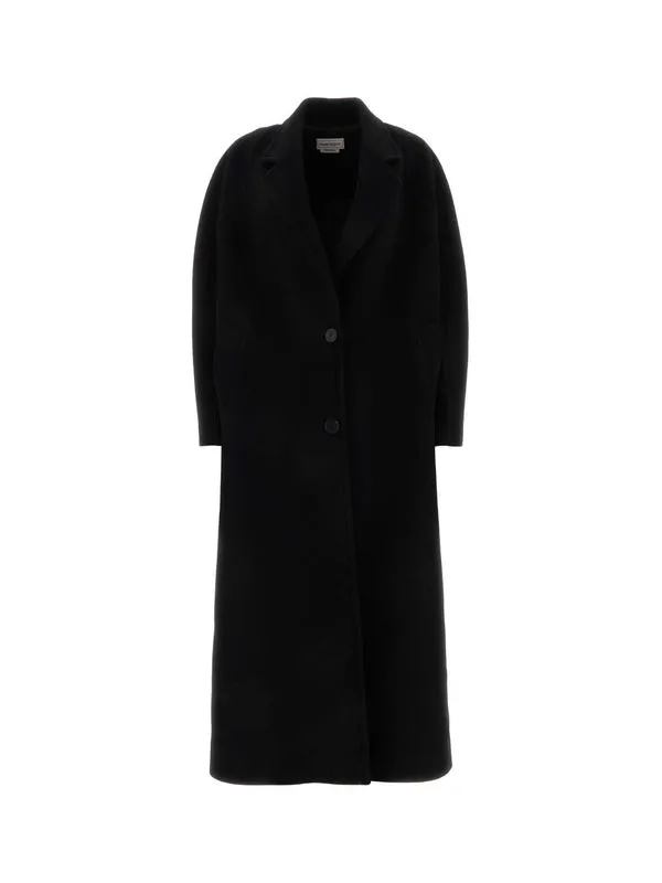 Alexander Mcqueen Black Coats