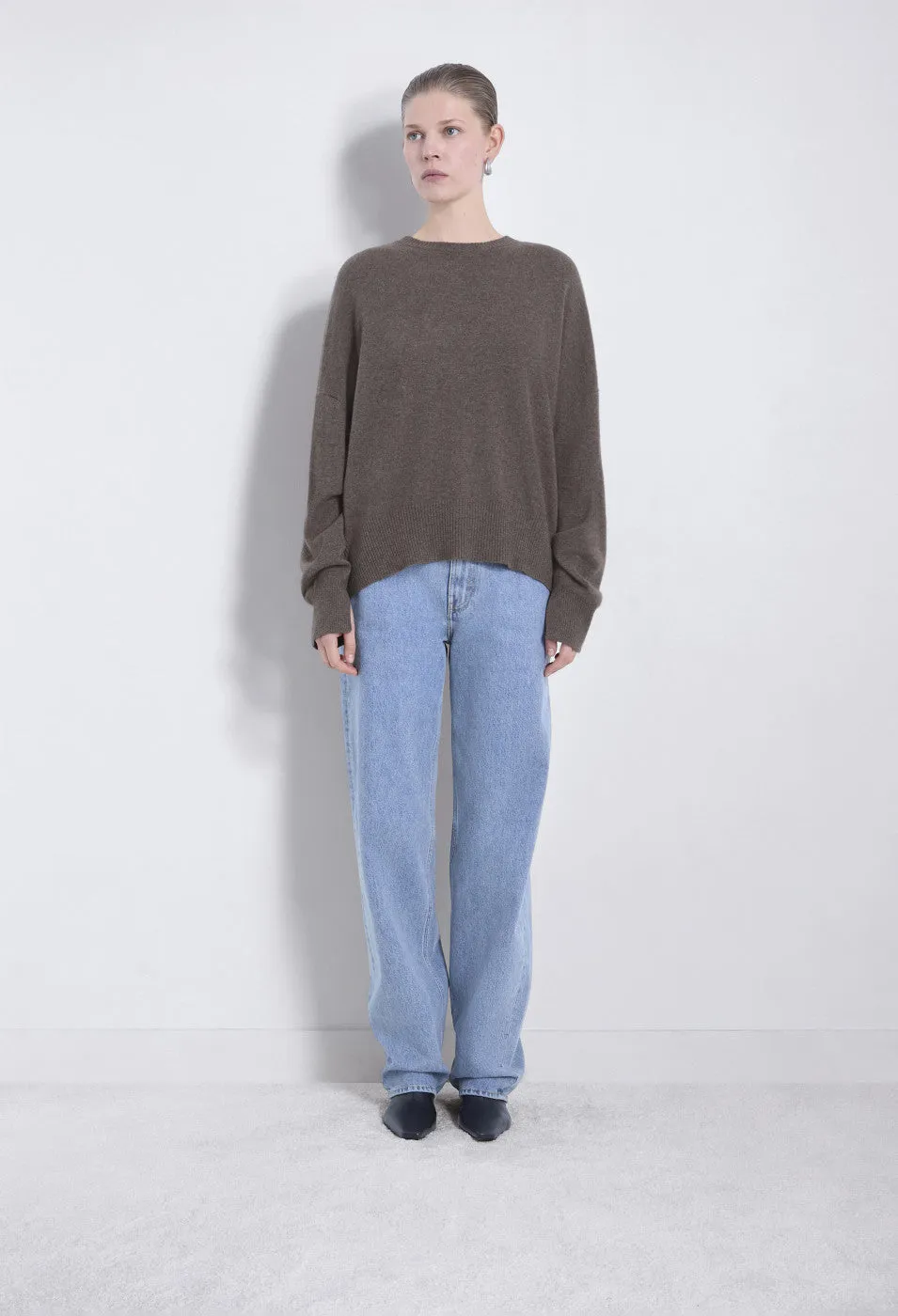Anaa Cashmere Sweater Wood