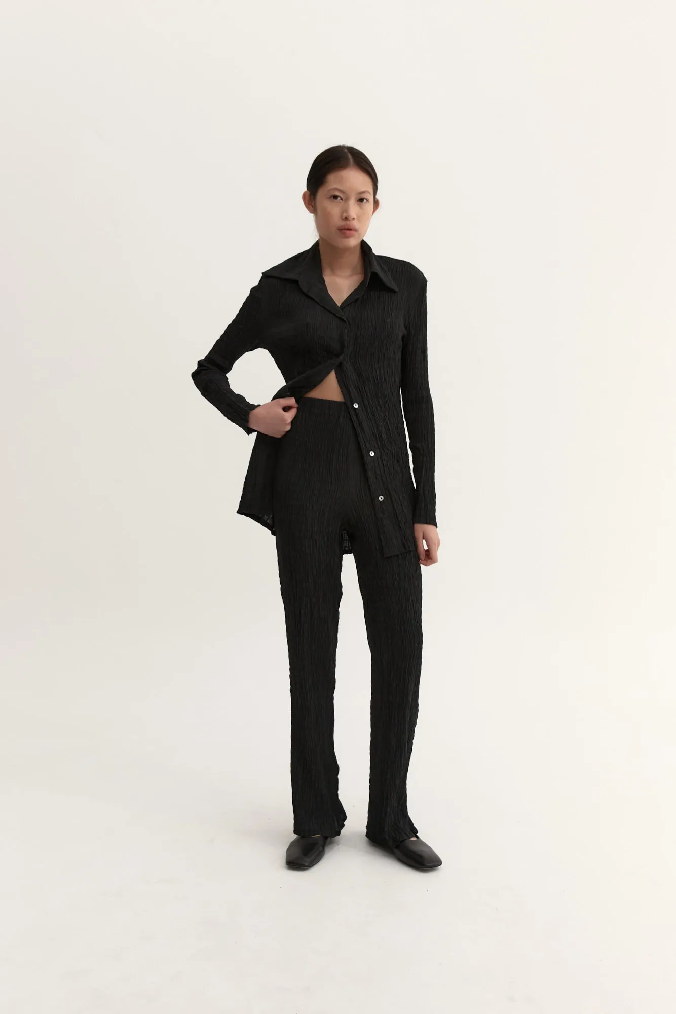 ANASTASIA SHIRT - BLACK
