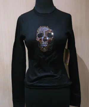 And Cake Cashmere and Swarovski Skull Sweater
