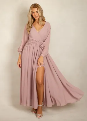 Aniya Bridesmaid Dress in Woodrose