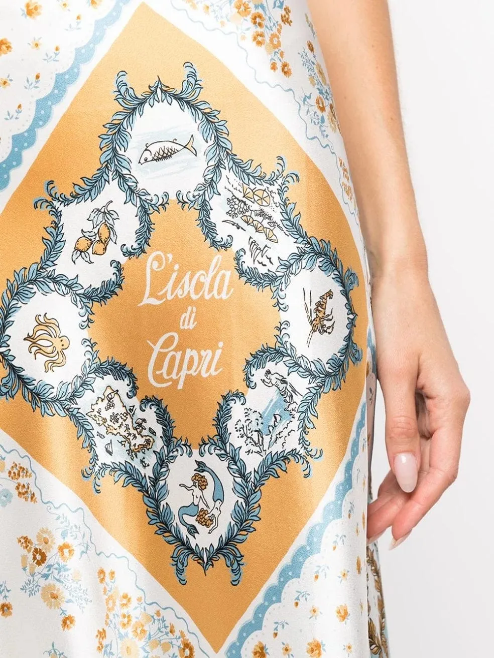 Aribella Silk Capri Dress