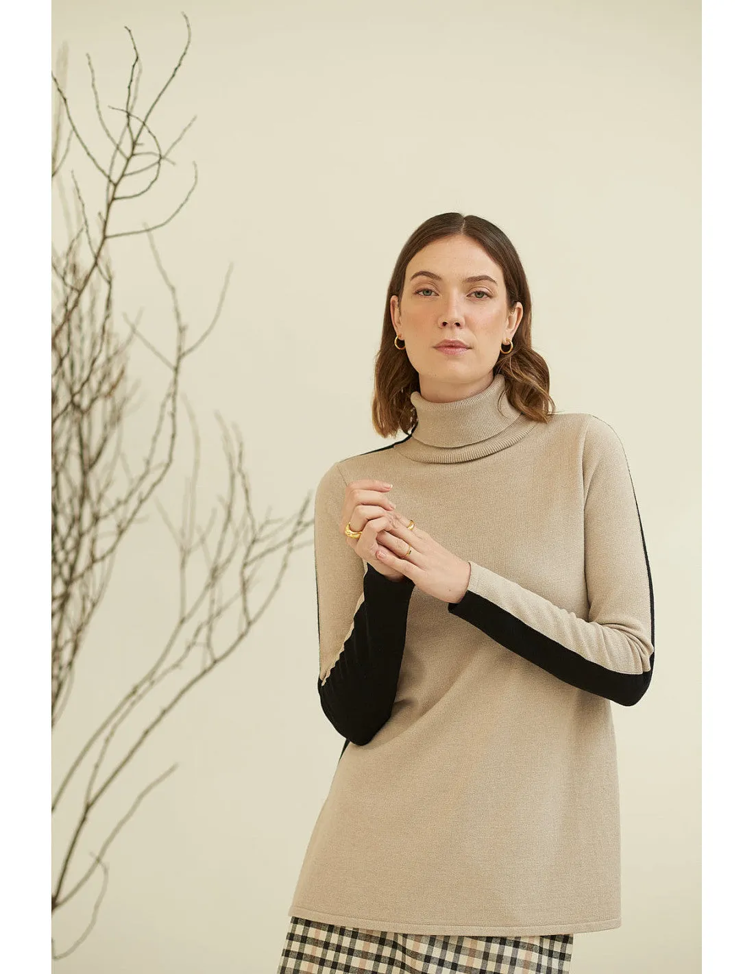 Ash Reversible Turtleneck