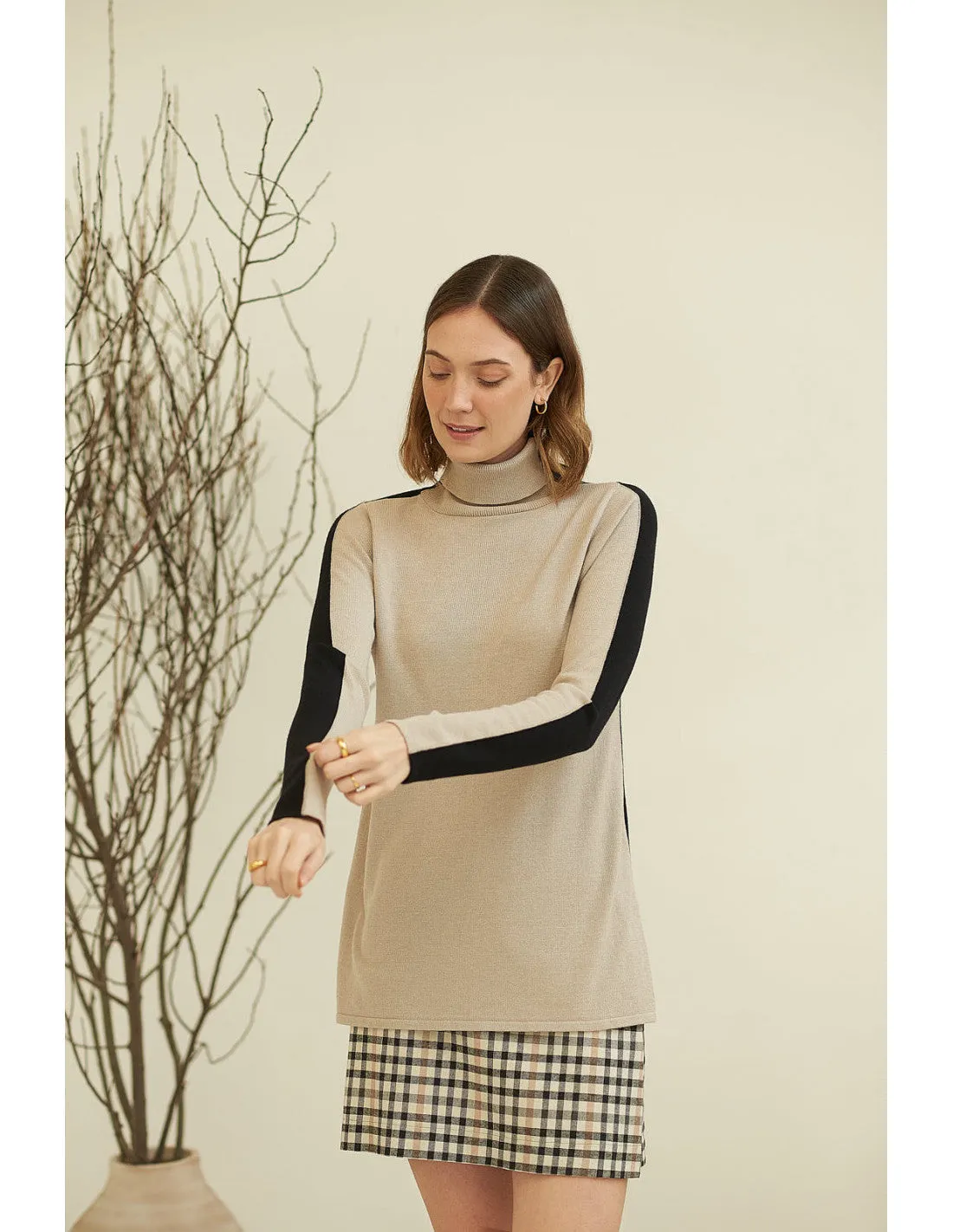 Ash Reversible Turtleneck