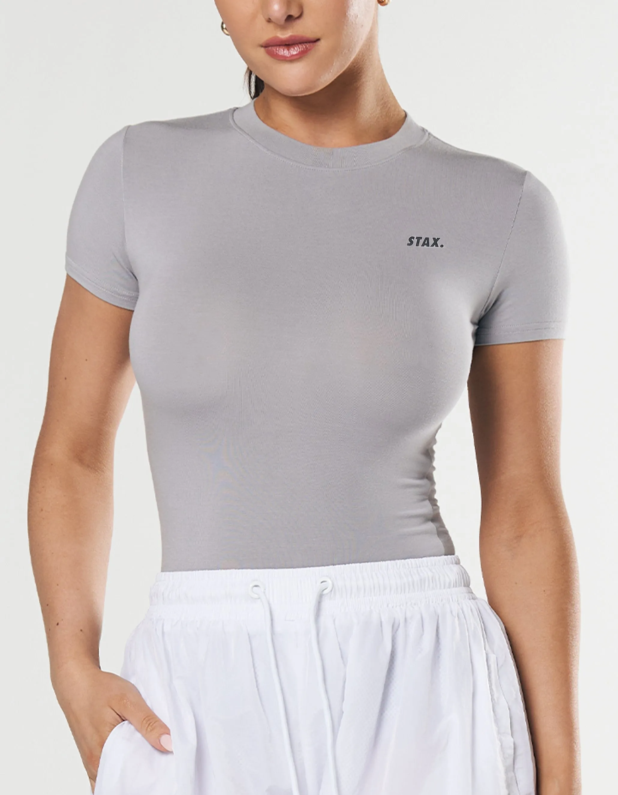 AW Womens Tee - Light Grey
