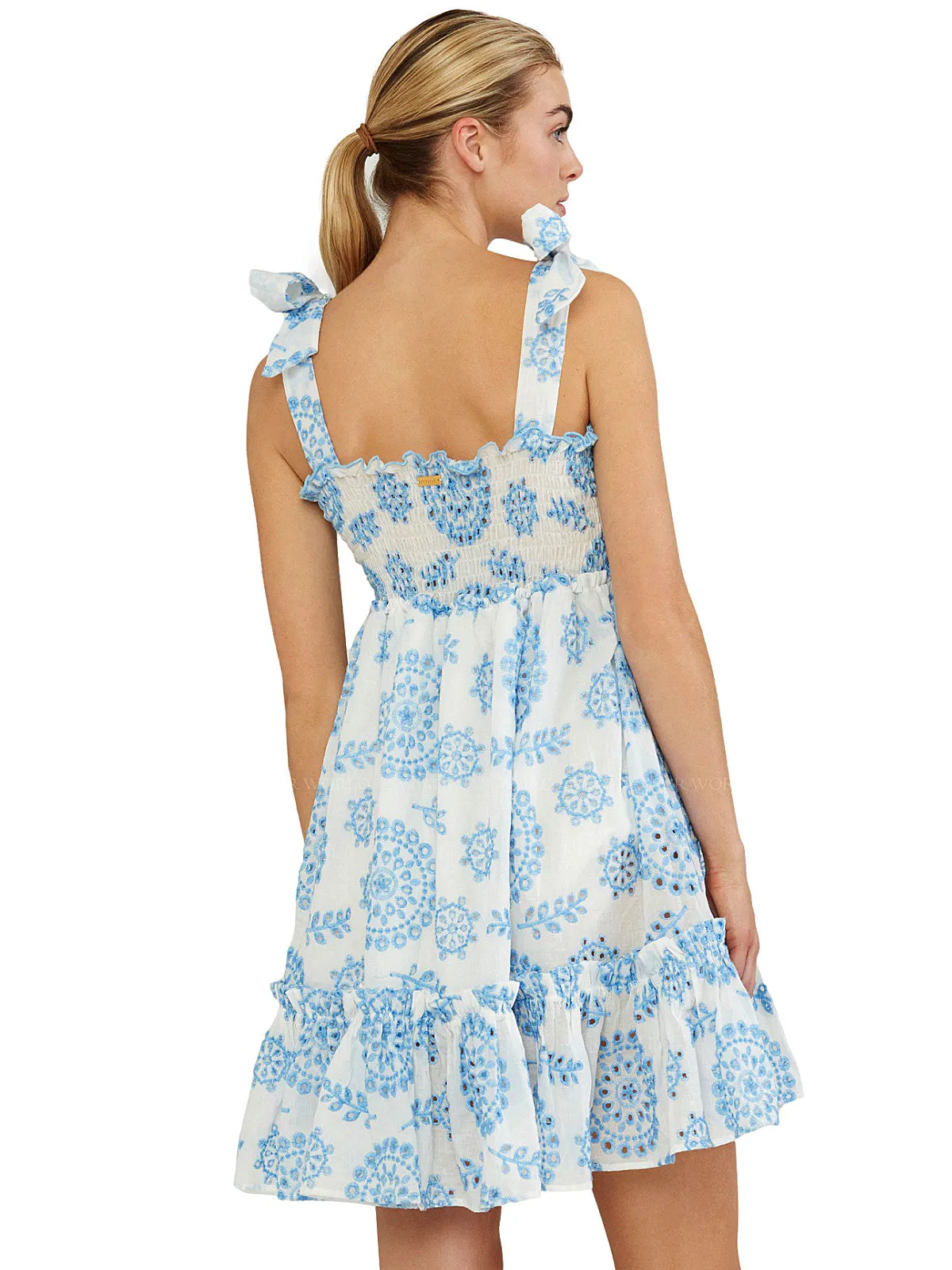 Azalea Ruffled Mini Dress ::RET