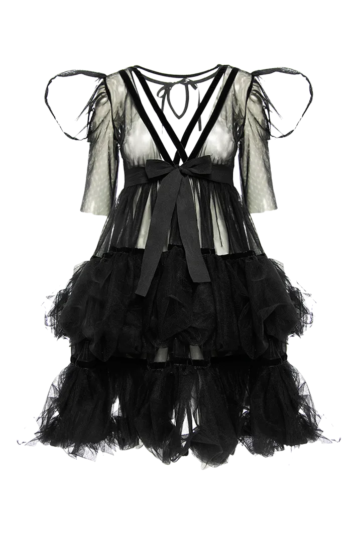 Baby Doll Ruffled Dress