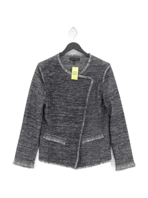 Banana Republic Women's Jacket M Grey Rayon with Viscose, Wool