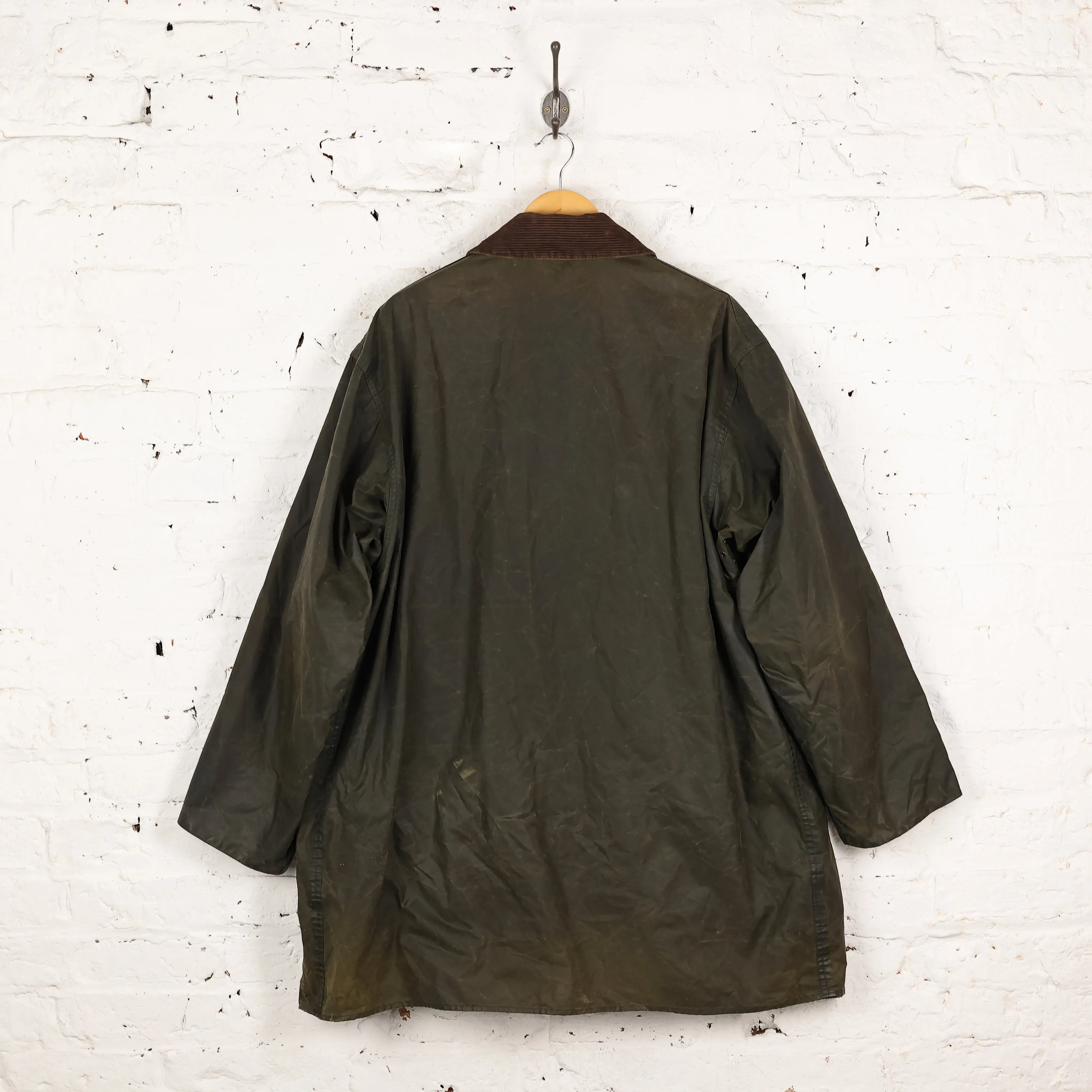 Barbour Border Wax Jacket - Green - XXL