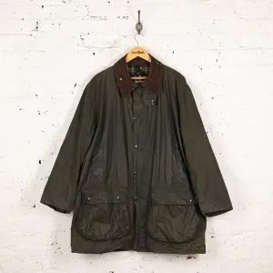 Barbour Border Wax Jacket - Green - XXL