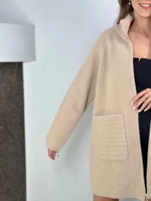 Beige Alpaca coat