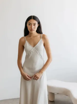 Beige Slip Dress