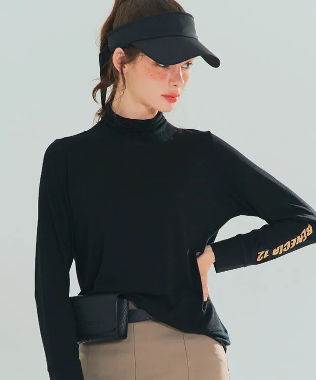BENECIA 12 Detail Turtleneck - Black