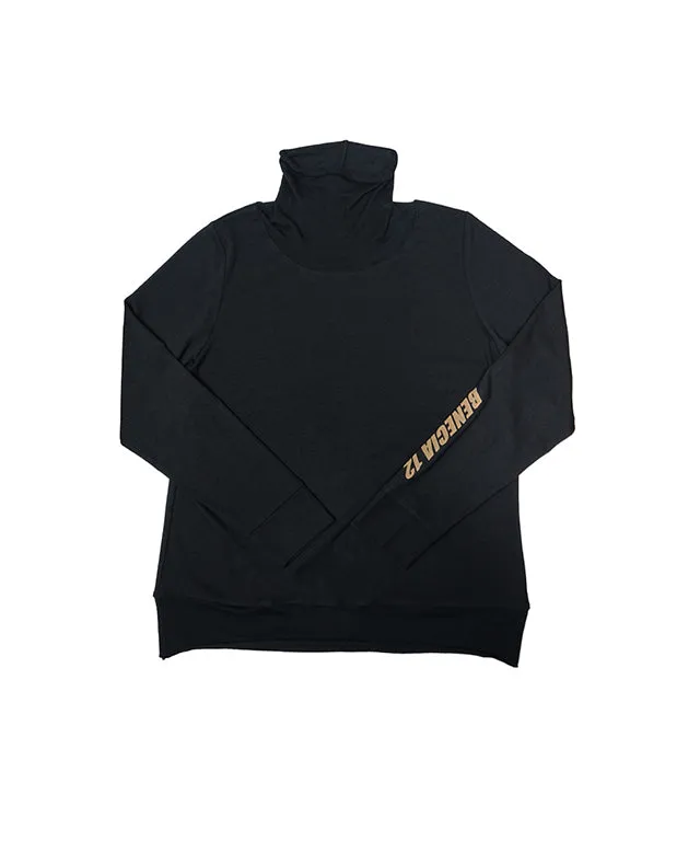 BENECIA 12 Detail Turtleneck - Black