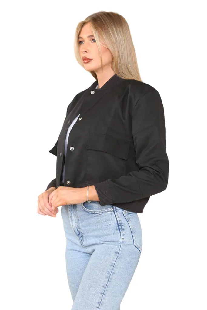 Black Cropped Jacket