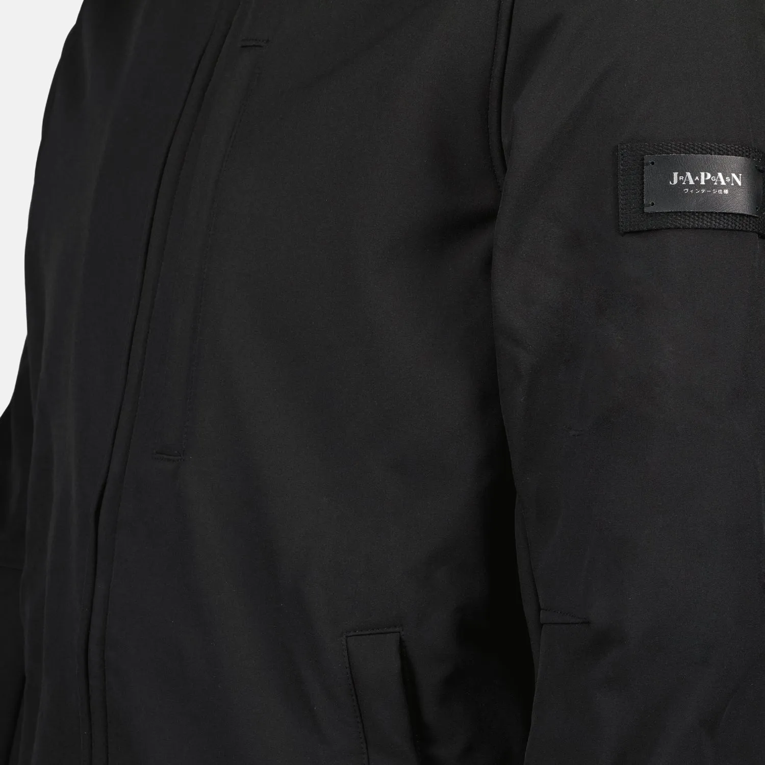 Black Long Parka