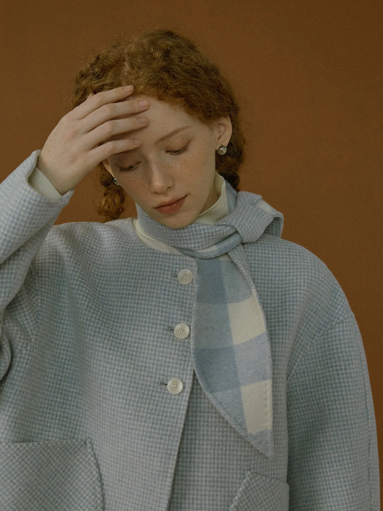 Blue Checkered Coat