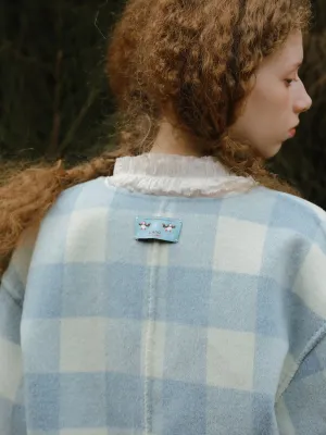 Blue Checkered Coat
