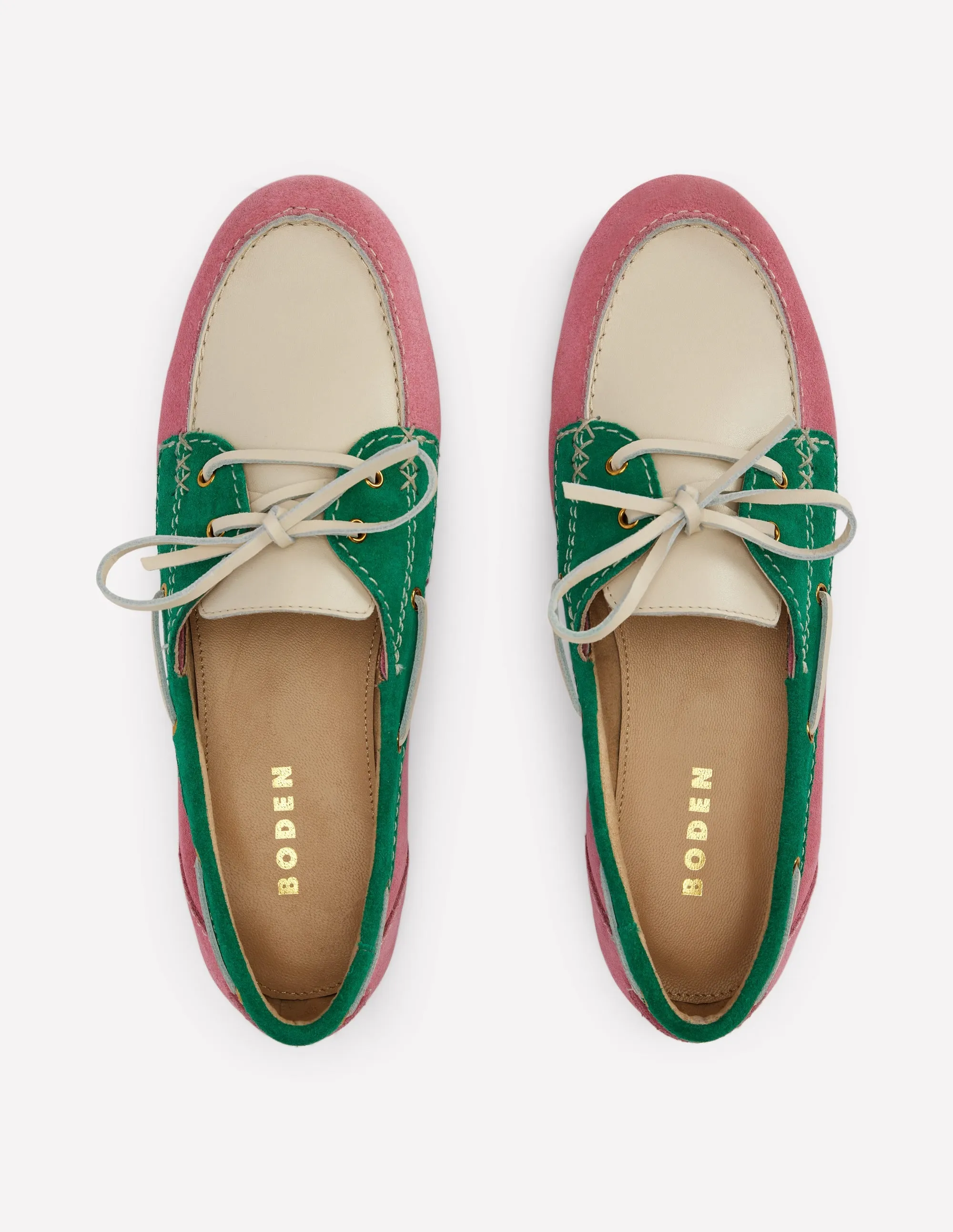 Boat Shoes-Pink Rose