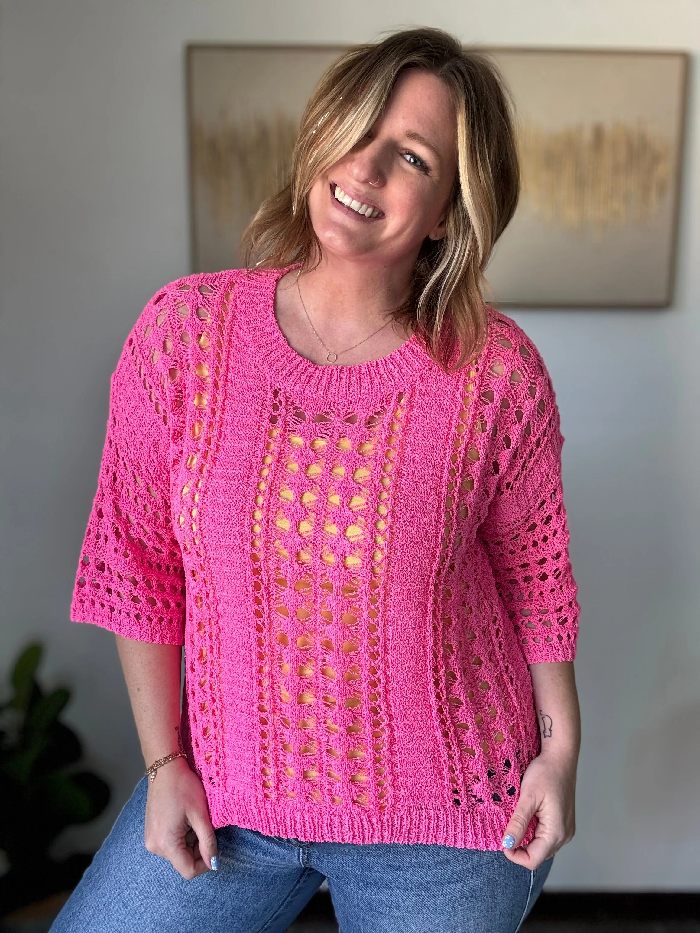 Boho Knit Tops