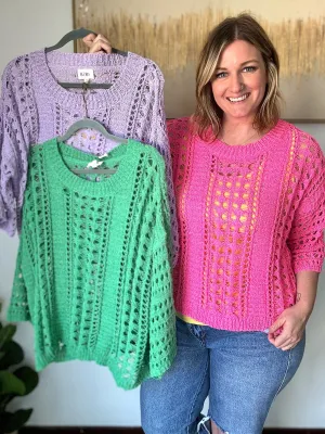Boho Knit Tops
