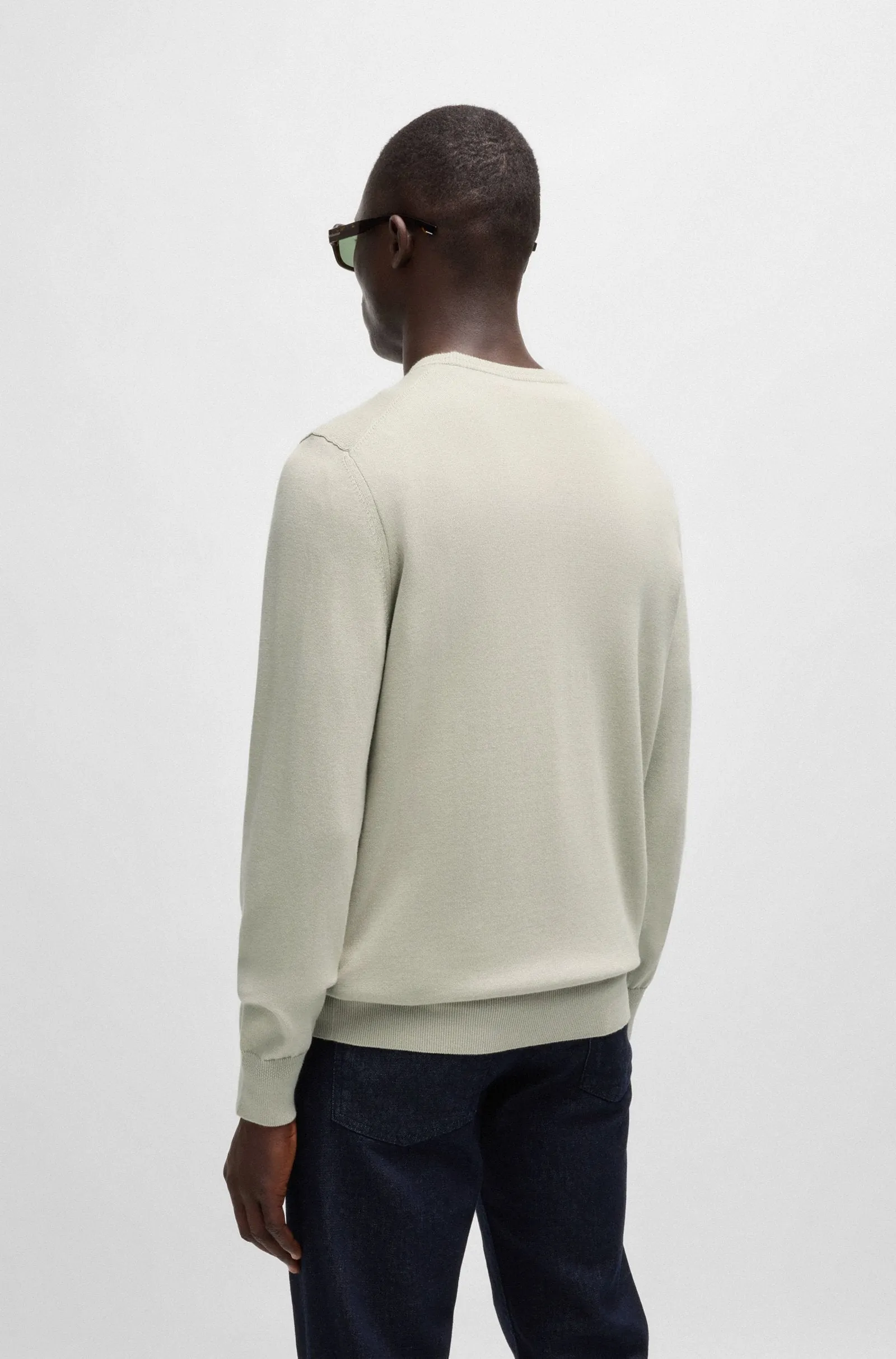 BOSS Sweaters Regular Fit in Cotton Mix - KANOVANO 10242235 01-50471343