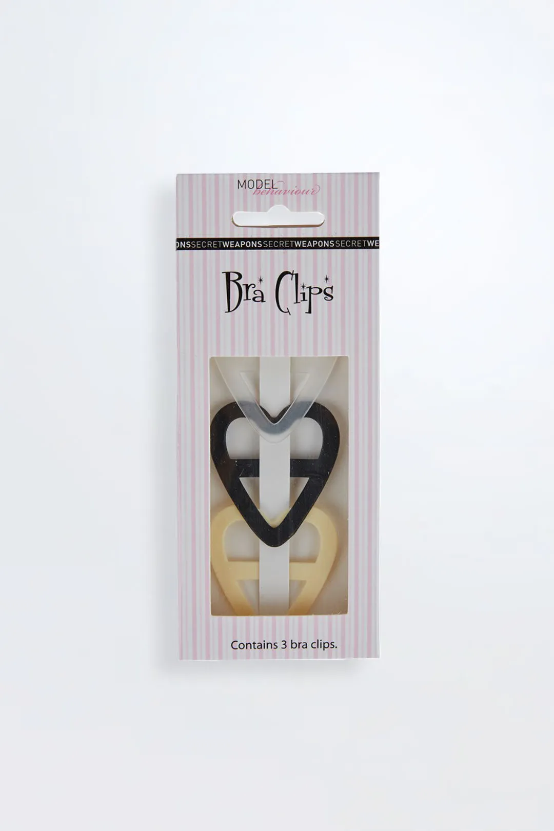 Bra Clips Heart 3 pack