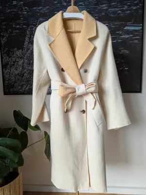 Brand New 100% Australian Wool Coat Size 10-14 FREE SHIPPING High Quality Wool 081