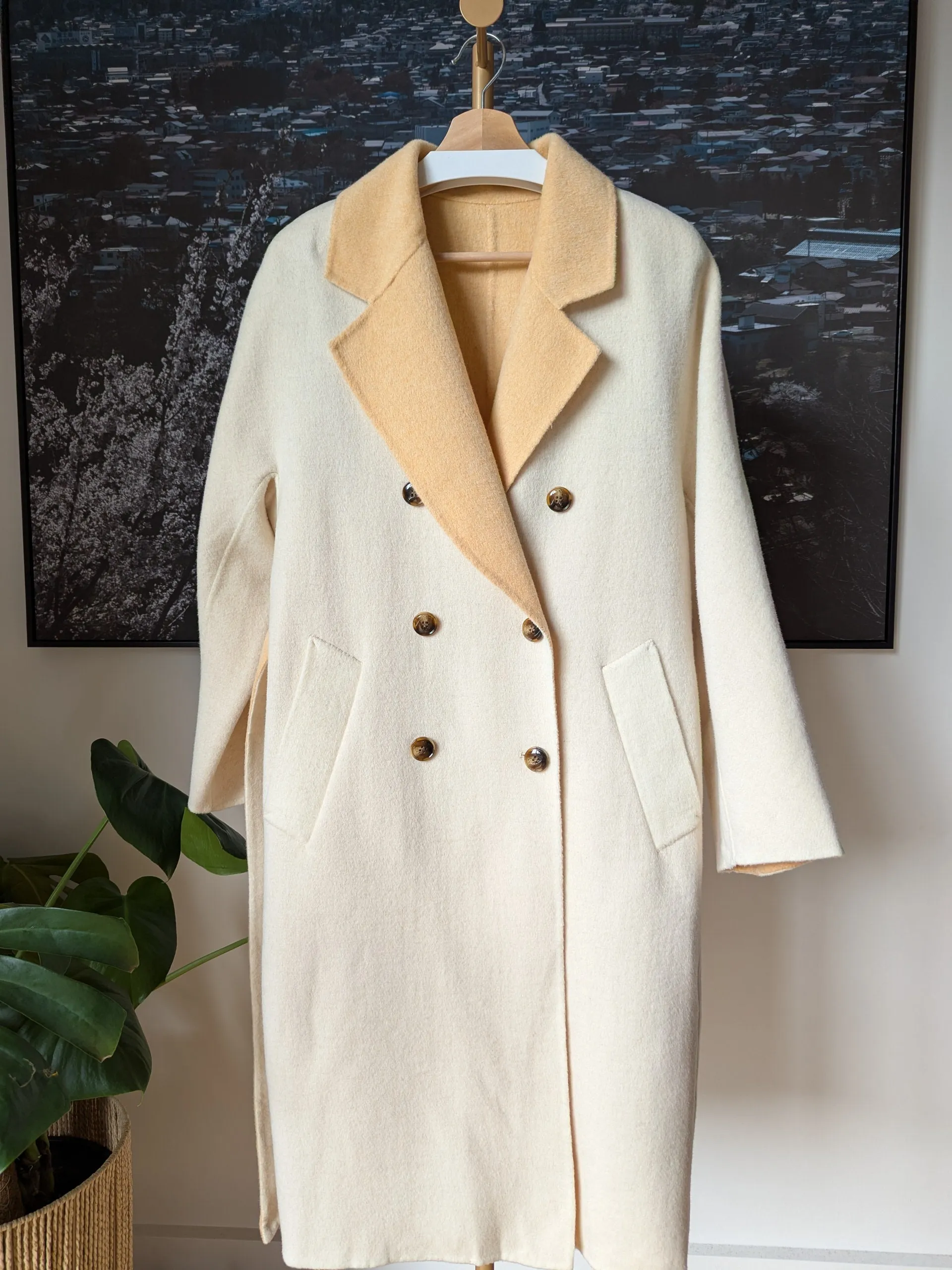 Brand New 100% Australian Wool Coat Size 10-14 FREE SHIPPING High Quality Wool 081