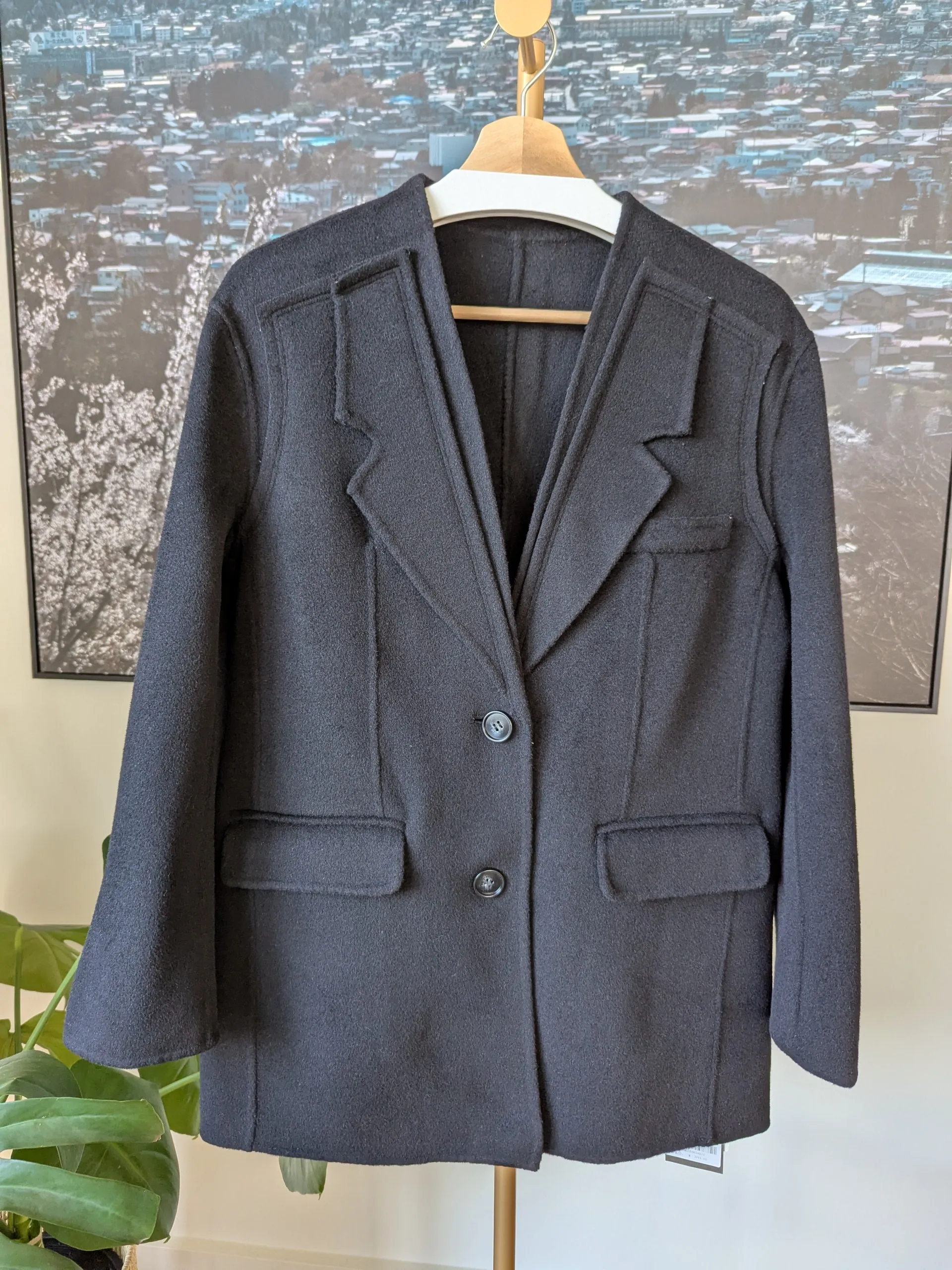 Brand New 100% Australian Wool Coat Size 8-10 FREE SHIPPING High Quality Wool 111