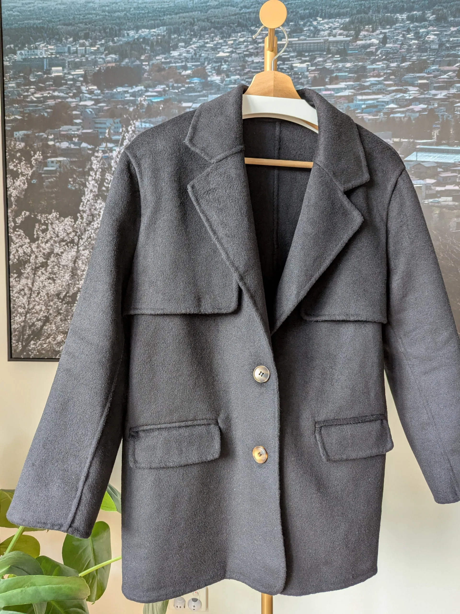 Brand New 100% Wool Coat Size 10-12 FREE SHIPPING High Quality Wool 112