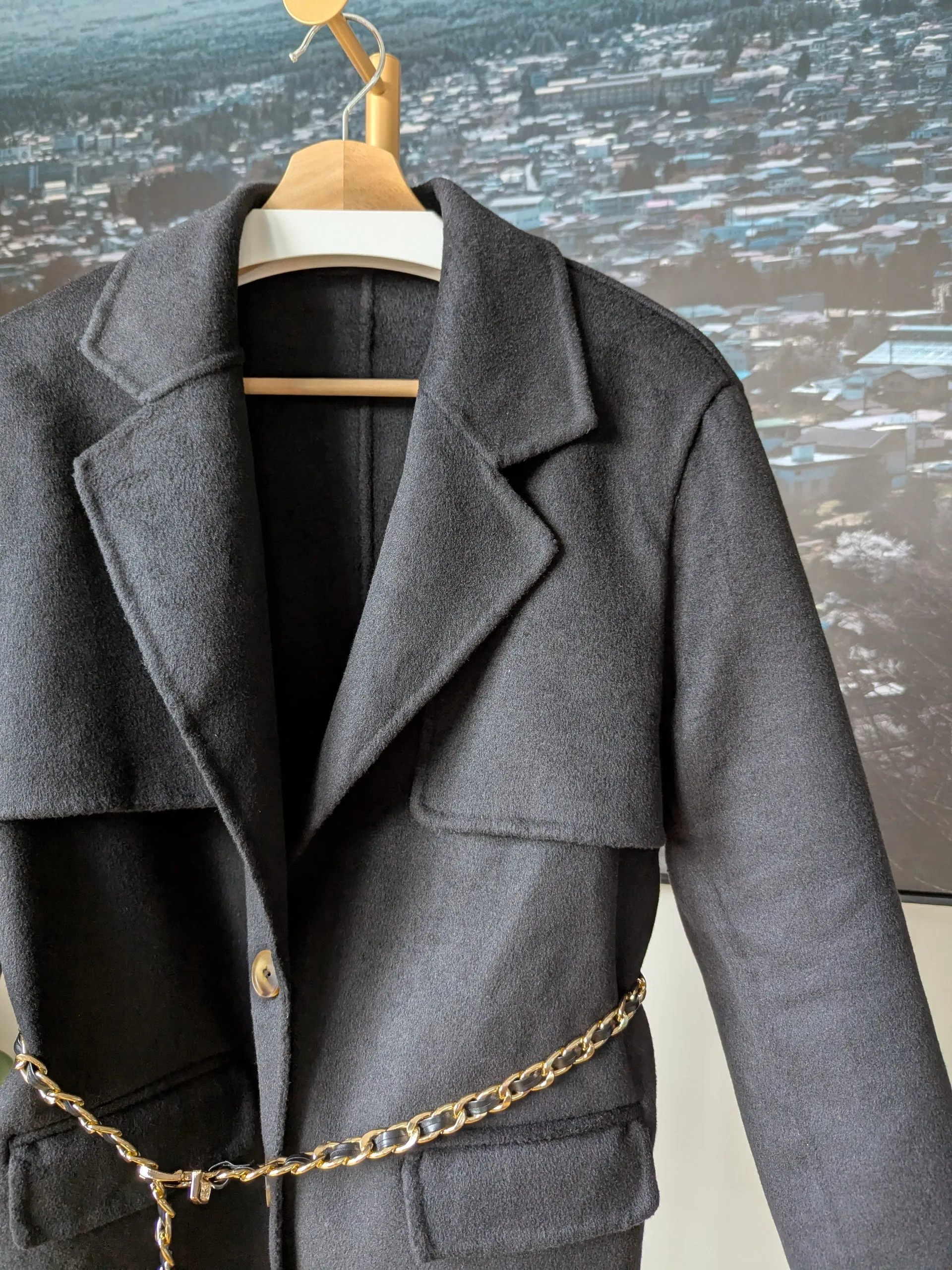 Brand New 100% Wool Coat Size 10-12 FREE SHIPPING High Quality Wool 112