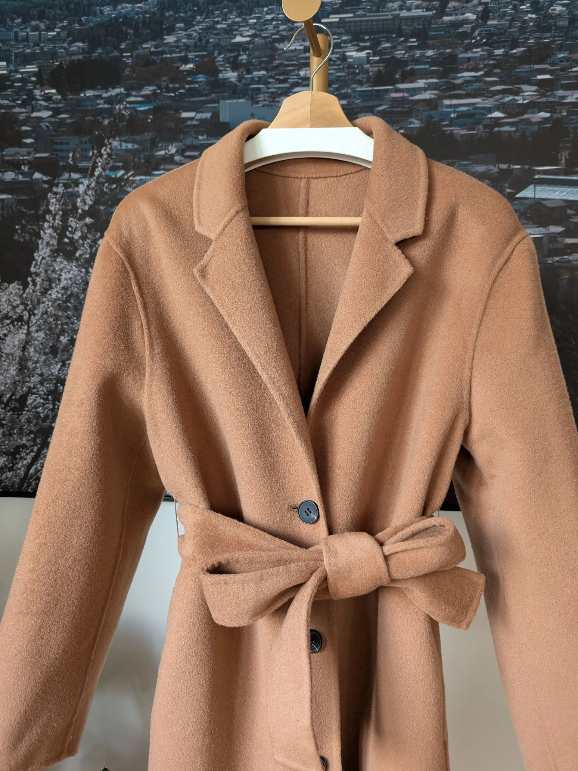 Brand New 100% Wool Coat Size 12-14 14-16 FREE SHIPPING High Quality Wool 059 Made in Korea