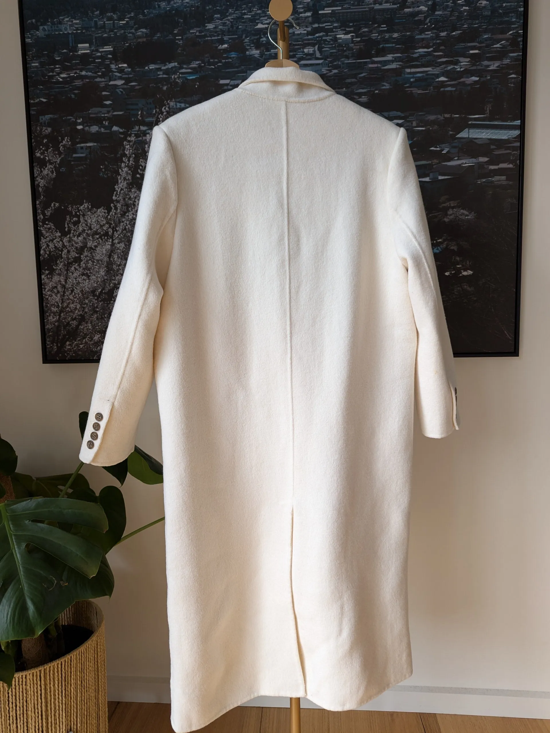 Brand New 100% Wool Coat Size 12-14 FREE SHIPPING High Quality Wool 078