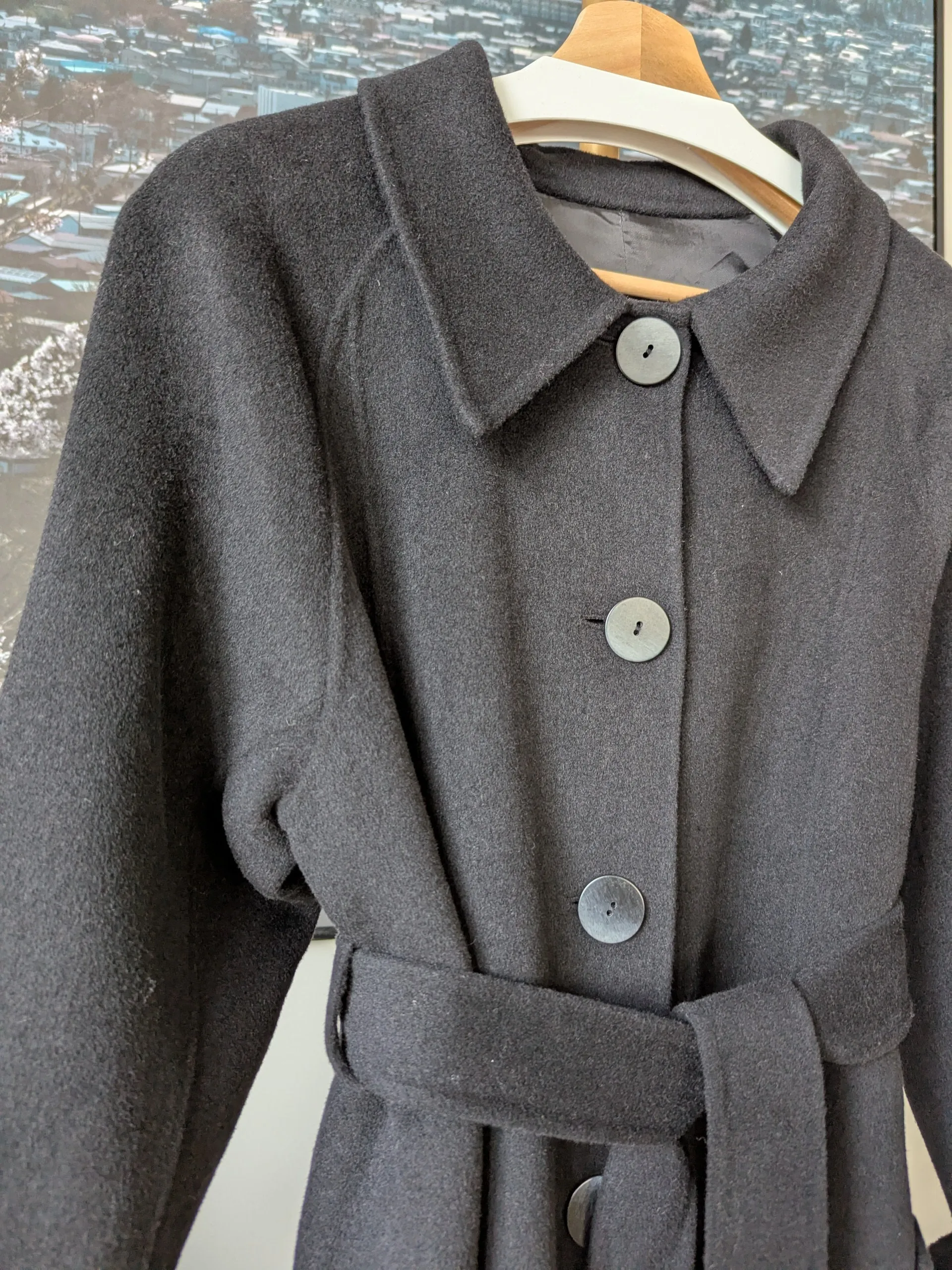 Brand New 90% Wool Coat Size 12-16 FREE SHIPPING High Quality Wool 057 Made in Korea