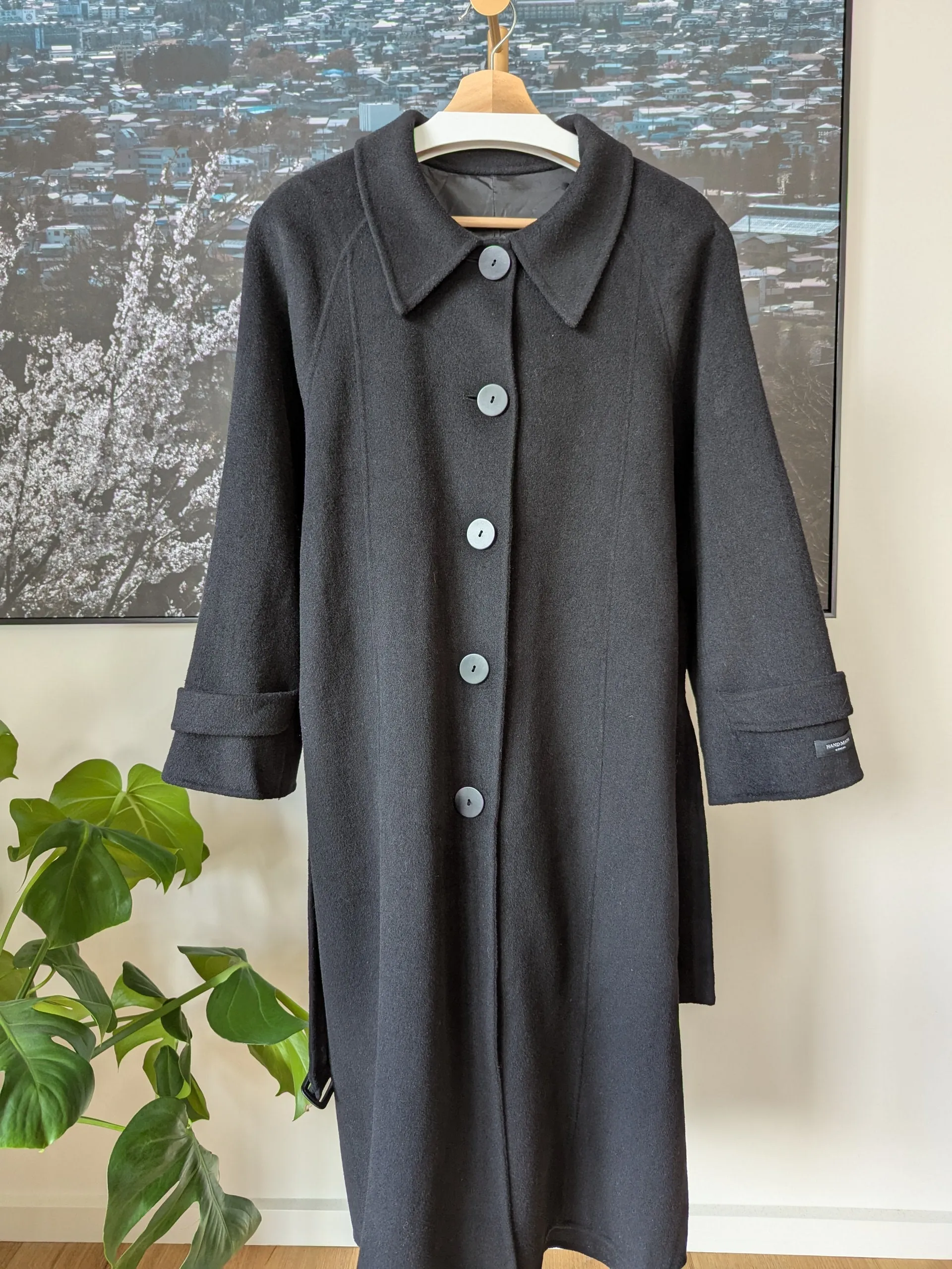 Brand New 90% Wool Coat Size 12-16 FREE SHIPPING High Quality Wool 057 Made in Korea