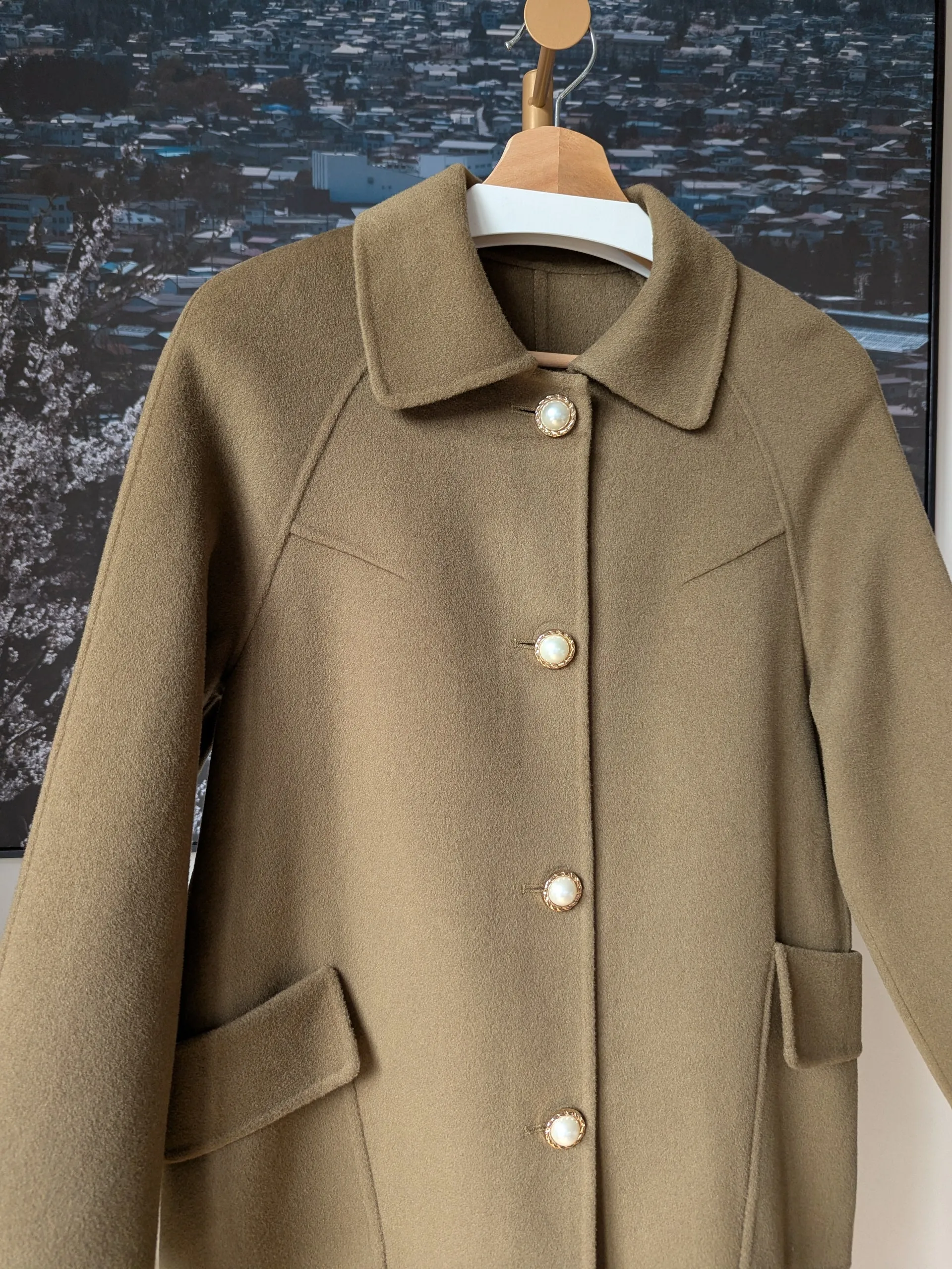 Brand New Cashmere & Wool Coat Size 6-10 FREE SHIPPING High Quality Wool 070