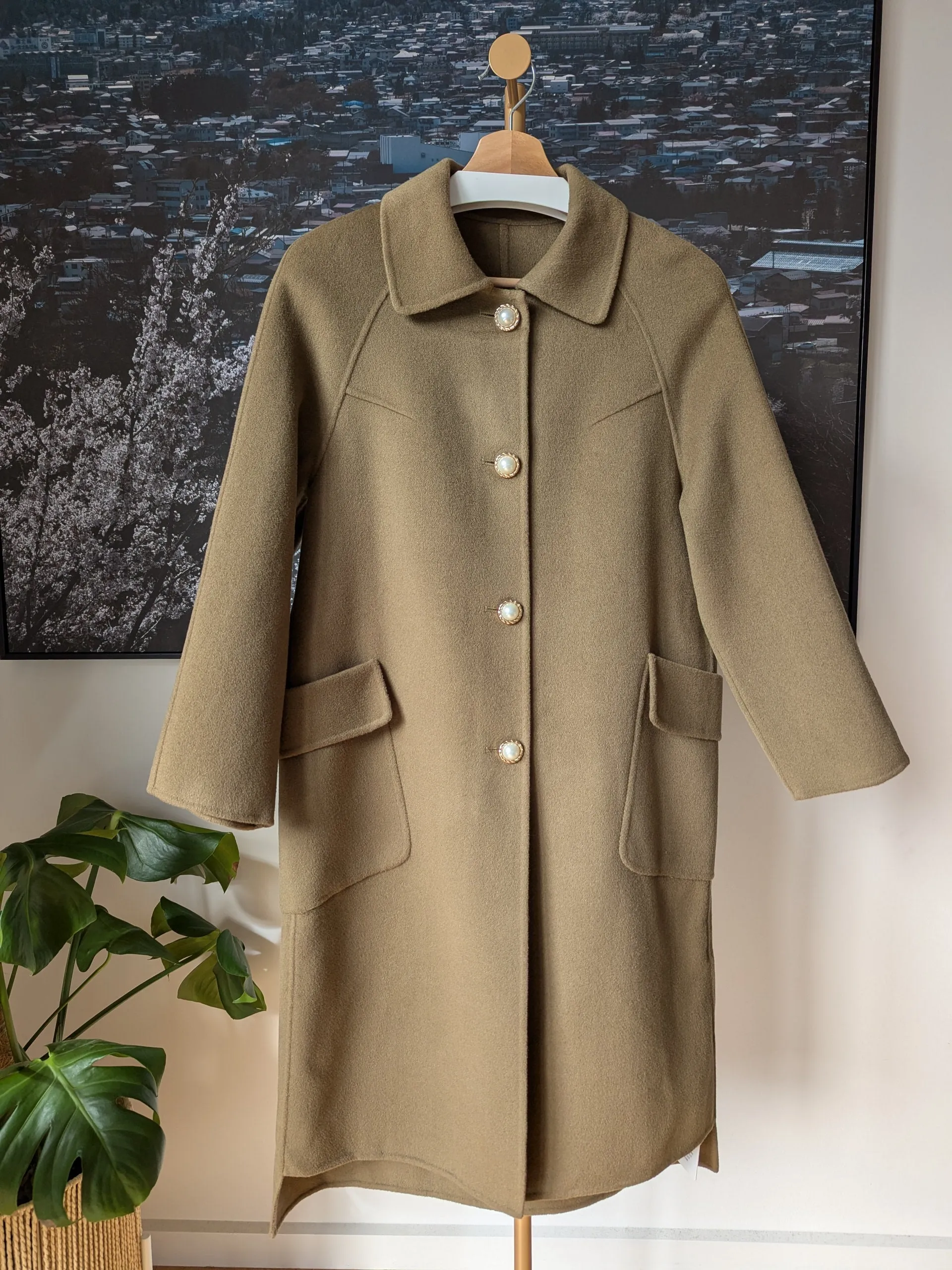 Brand New Cashmere & Wool Coat Size 6-10 FREE SHIPPING High Quality Wool 070