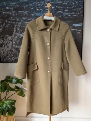 Brand New Cashmere & Wool Coat Size 6-10 FREE SHIPPING High Quality Wool 070