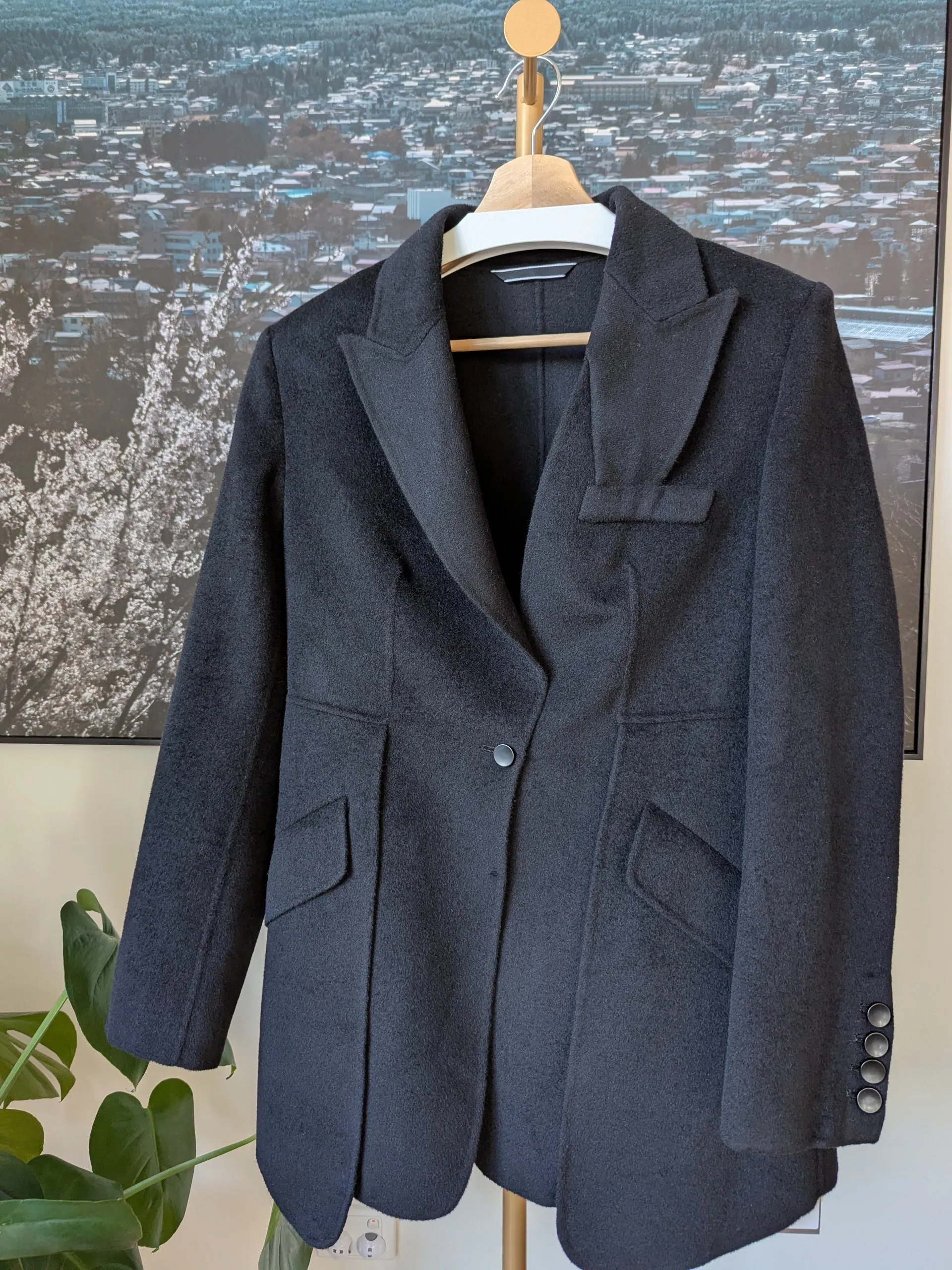 Brand New Tencel & Wool Coat Size 6-8 FREE SHIPPING High Quality Wool 114