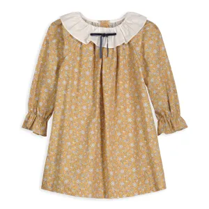 Breton Dress with Bow -- Goldie Floral